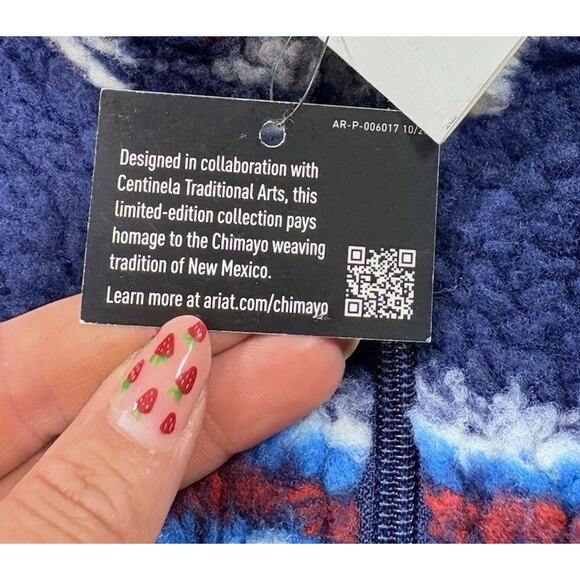 Ariat Women’s Chimayo Collection Aztec Southwestern Fleece Full Zip Size XXL - Picture 7 of 11